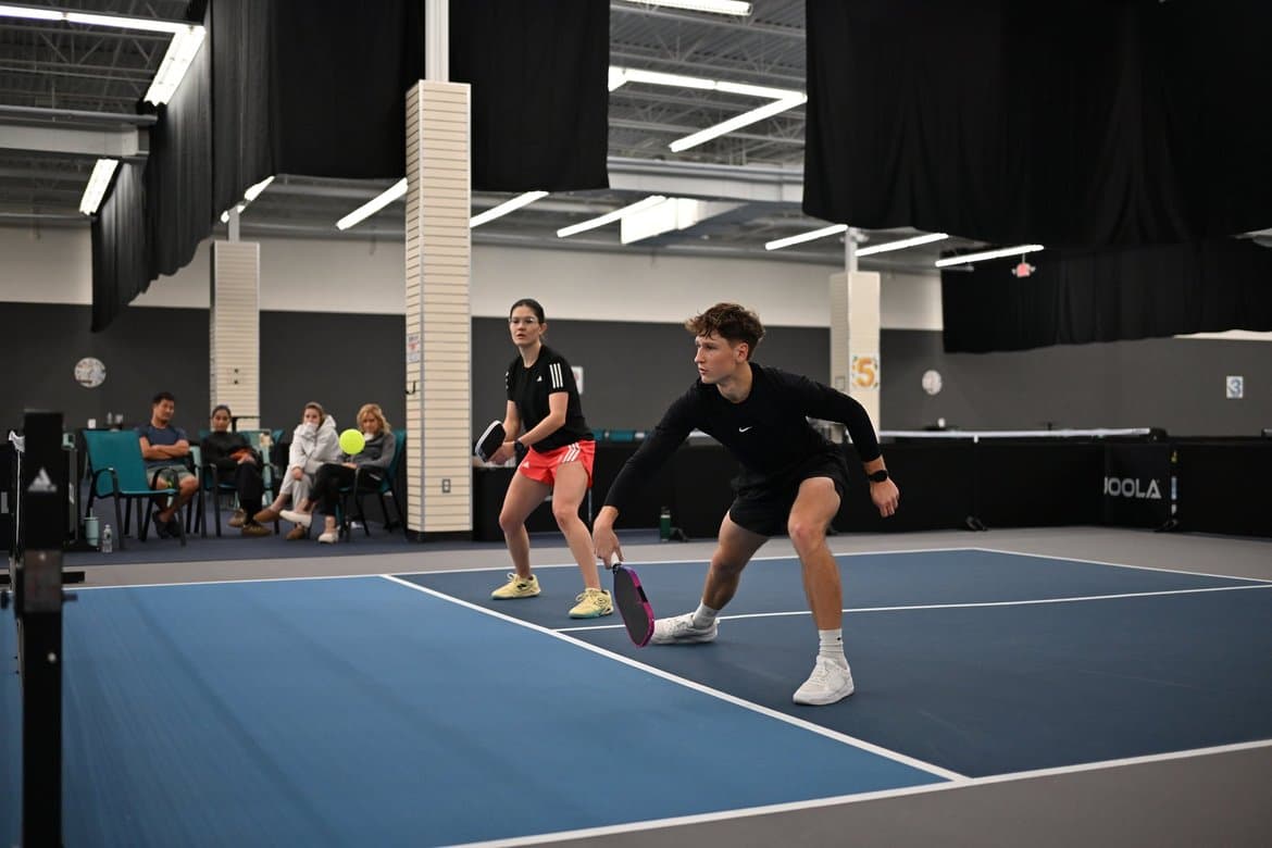 Doubles action across the full court