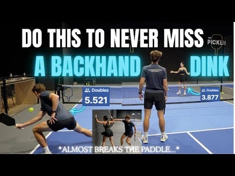 Stop Missing Your Backhand Dinks